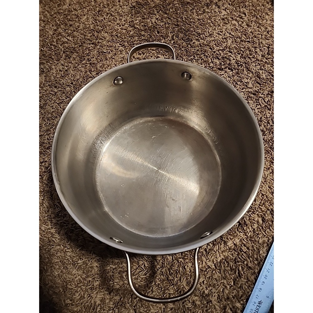 Revere Ware Copper Clad Stainless Steel 5 Qt Stock Pot w/ Lid - Picture 8 of 8